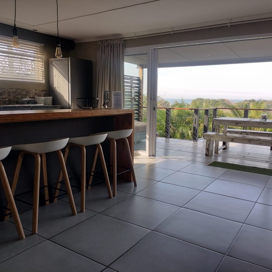 Oyster Oasis View and Kitchen